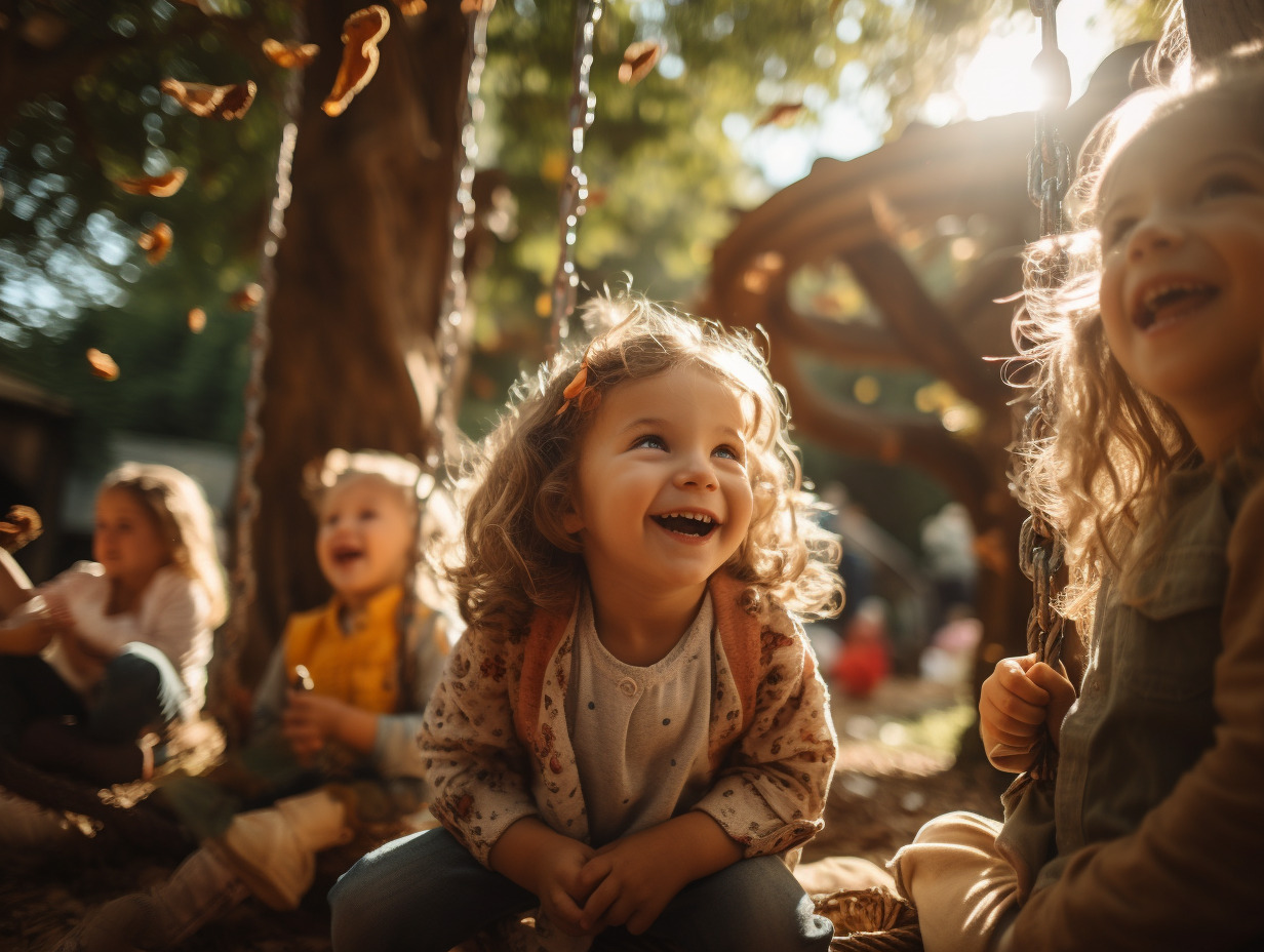 enfants jouant