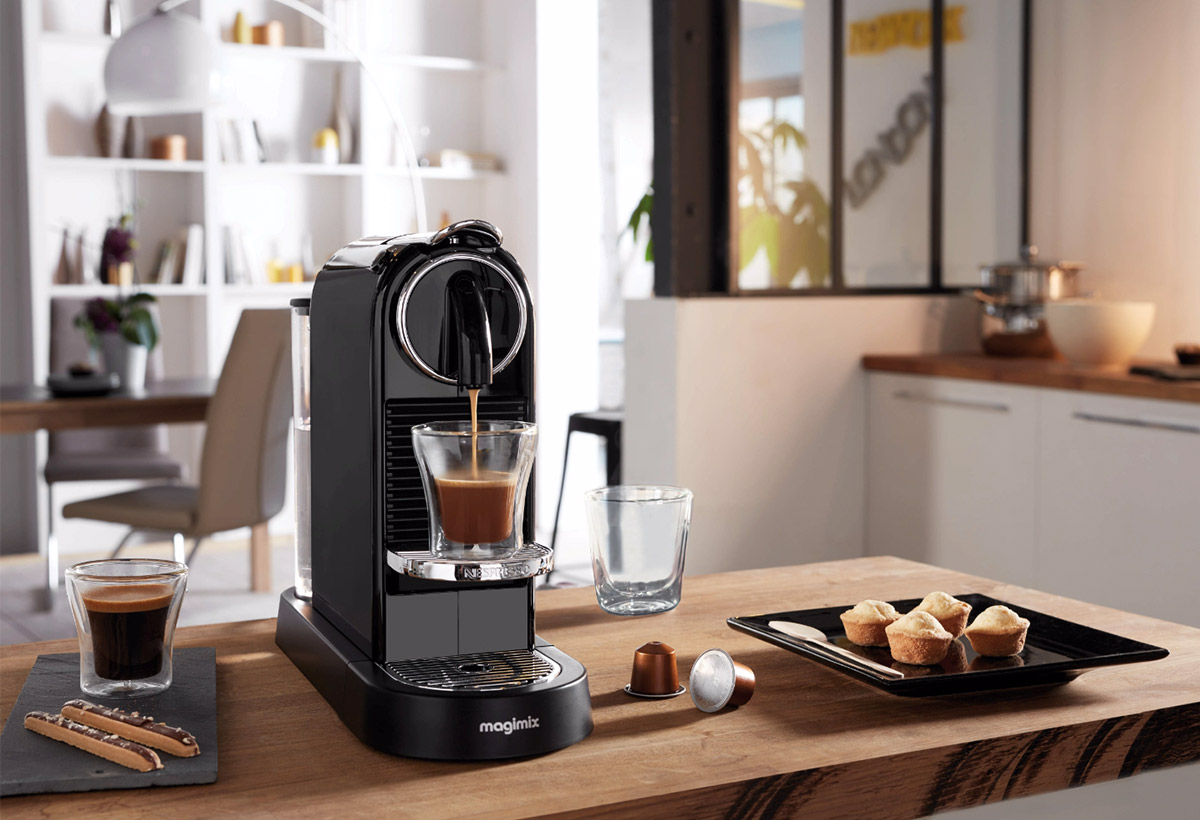 Une machine à café facile à utiliser